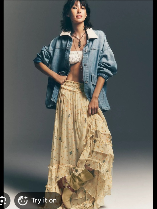 Free People Jackets & Blazers - Free People We The Free Lemon Denim Jacket